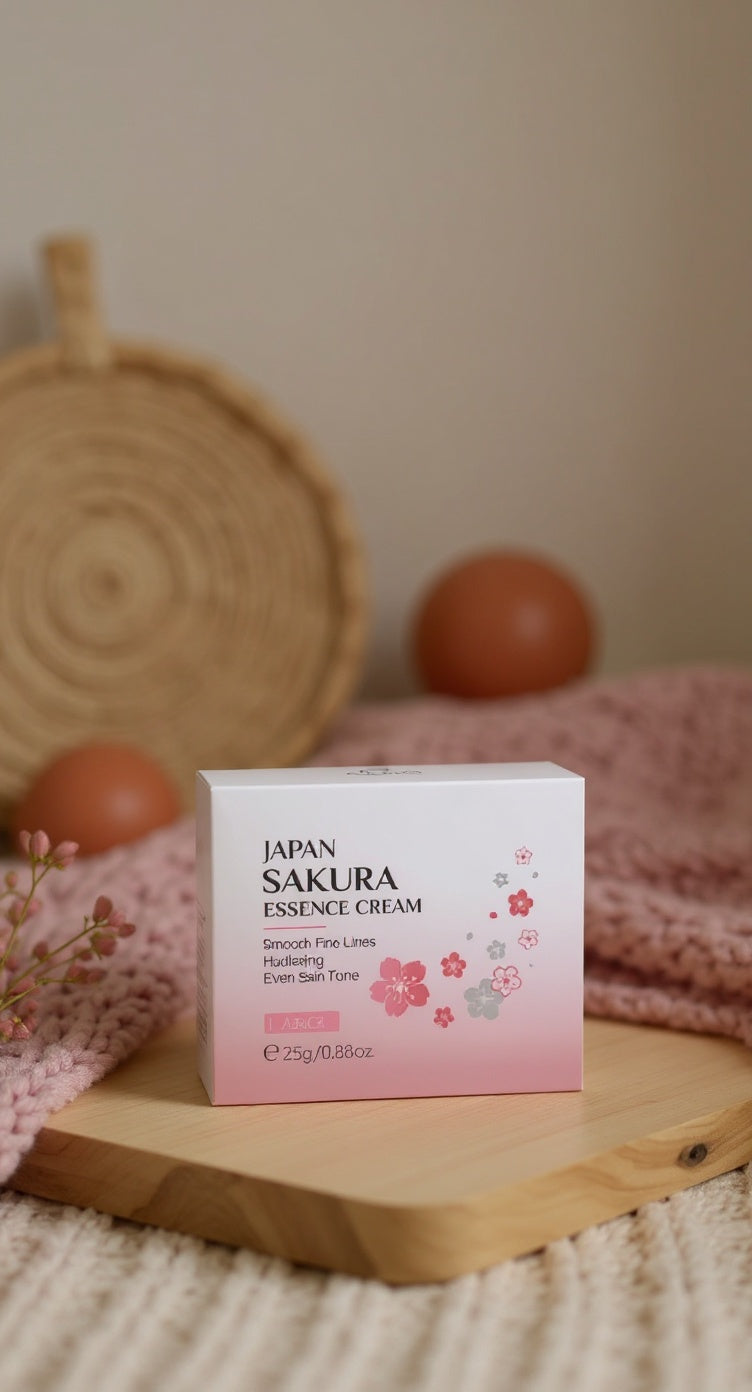 Crème Essentielle Sakura – Hydratation & Éclat - Orra Atelier