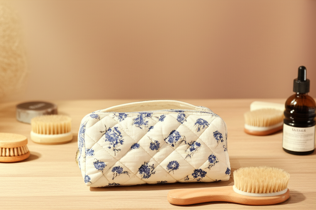 Ensemble de 3 Trousses de toilette « Jardin Secret » – Petit, Moyen et Grand - Orra Atelier