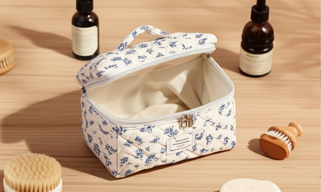 Ensemble de 3 Trousses de toilette « Jardin Secret » – Petit, Moyen et Grand - Orra Atelier