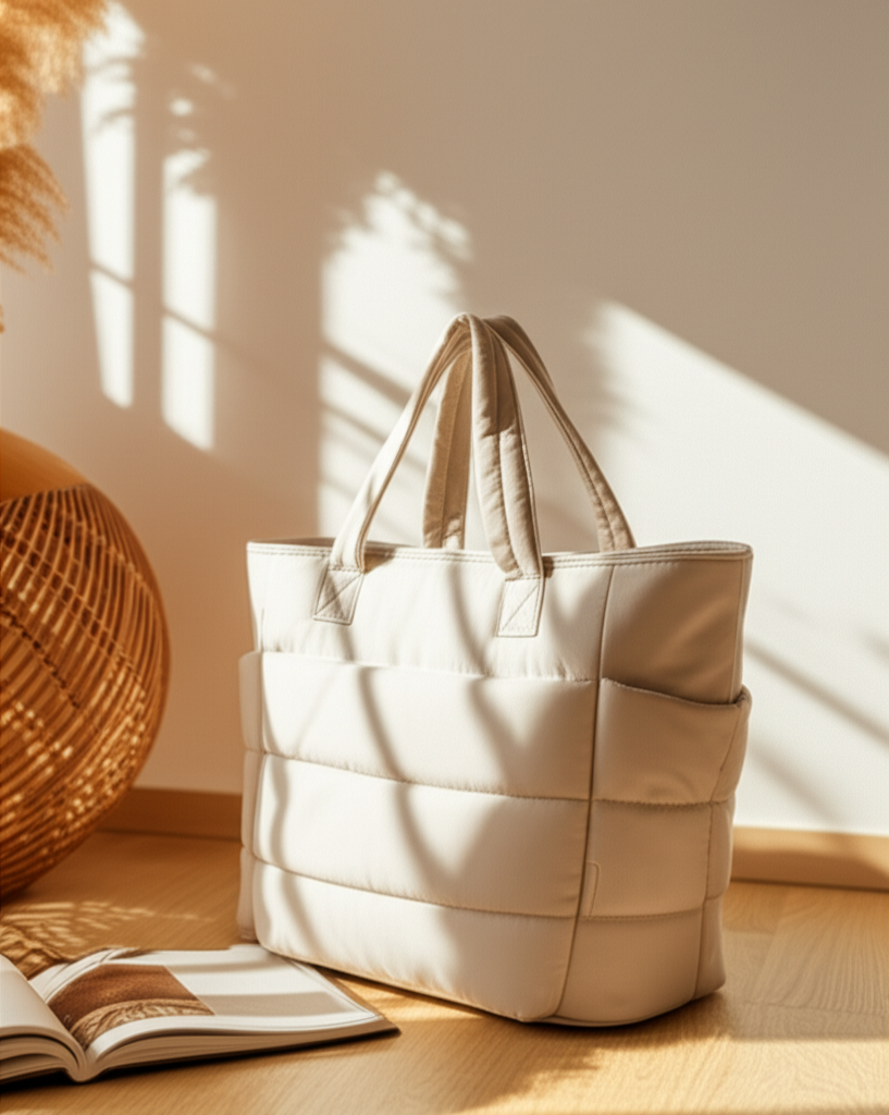 Sac fourre-tout matelassé "Brenda" - Orra Atelier