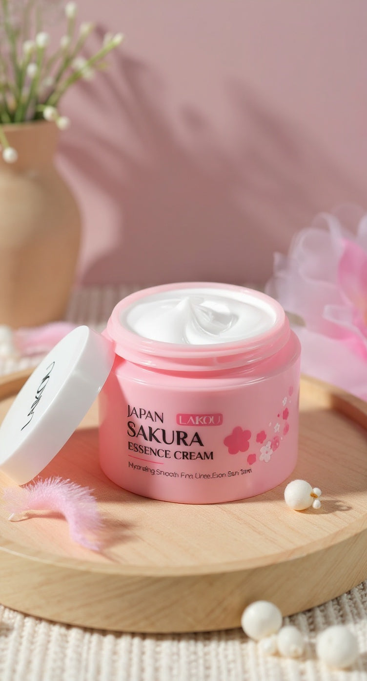Crème Essentielle Sakura – Hydratation & Éclat - Orra Atelier