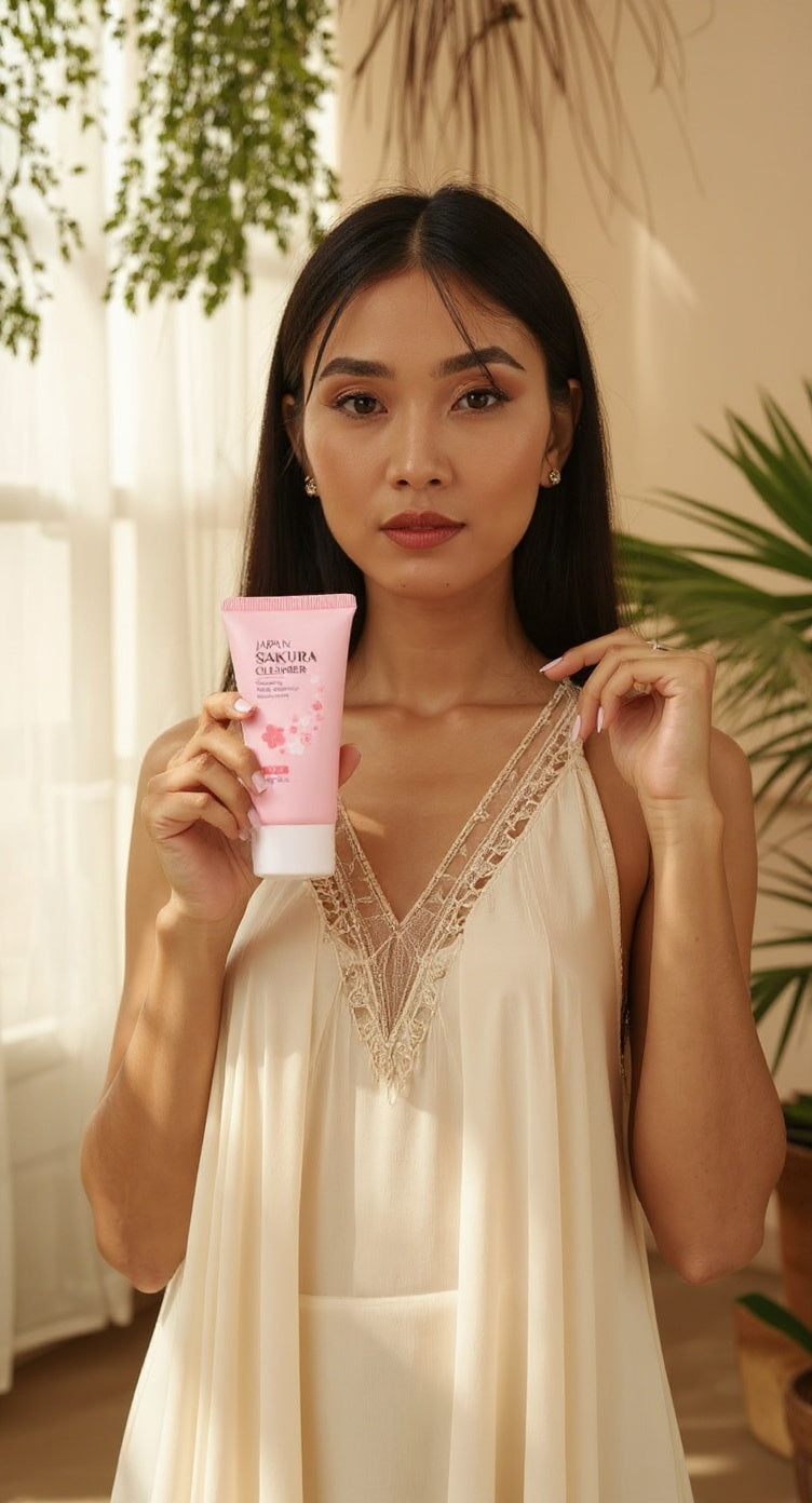 Mousse Nettoyante Visage Sakura - Orra Atelier