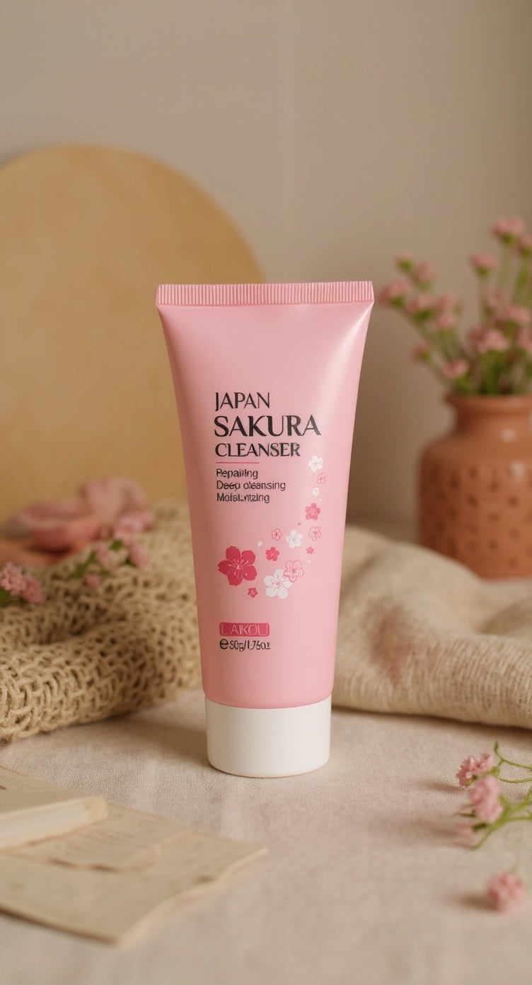 Mousse Nettoyante Visage Sakura - Orra Atelier