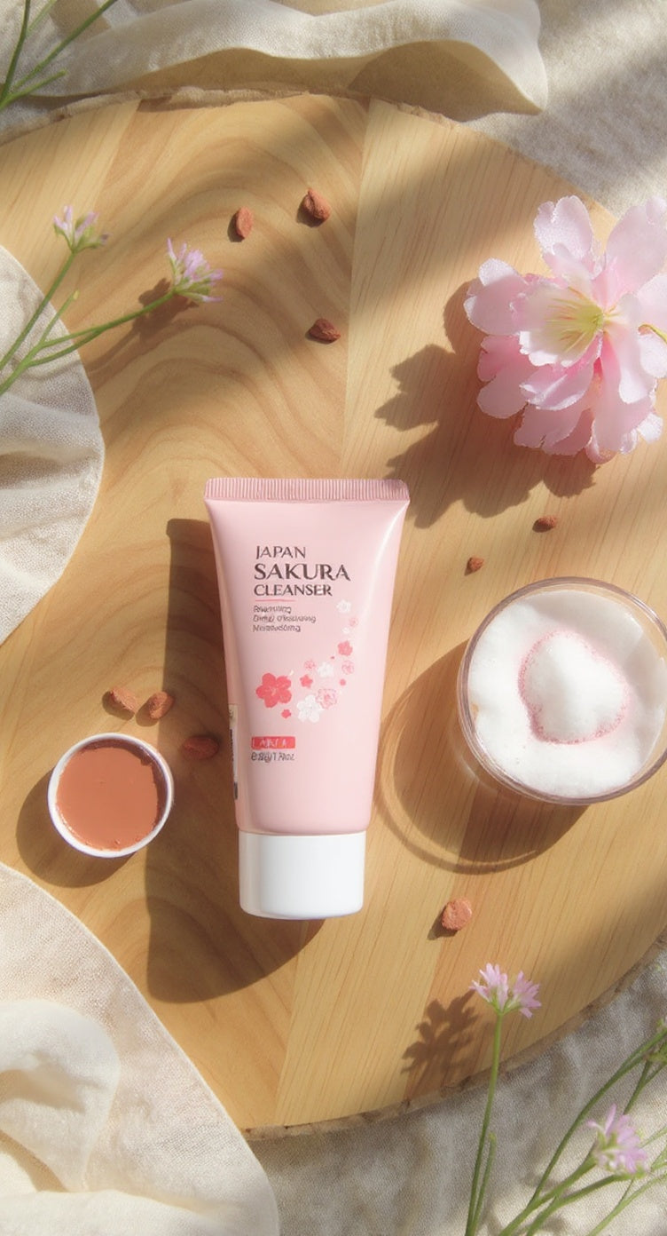 Mousse Nettoyante Visage Sakura - Orra Atelier