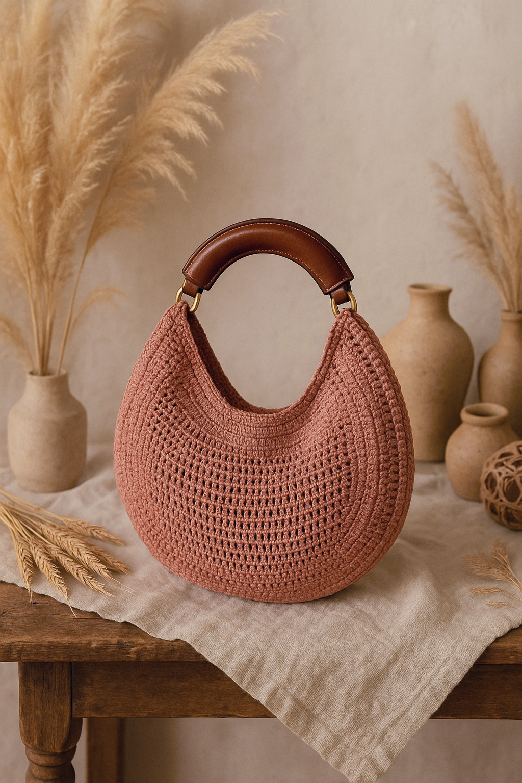 Sac Hobo ajouré – L’élégance bohème en toute légèreté - Orra Atelier