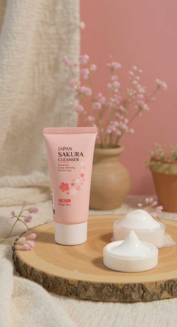Mousse Nettoyante Visage Sakura - Orra Atelier