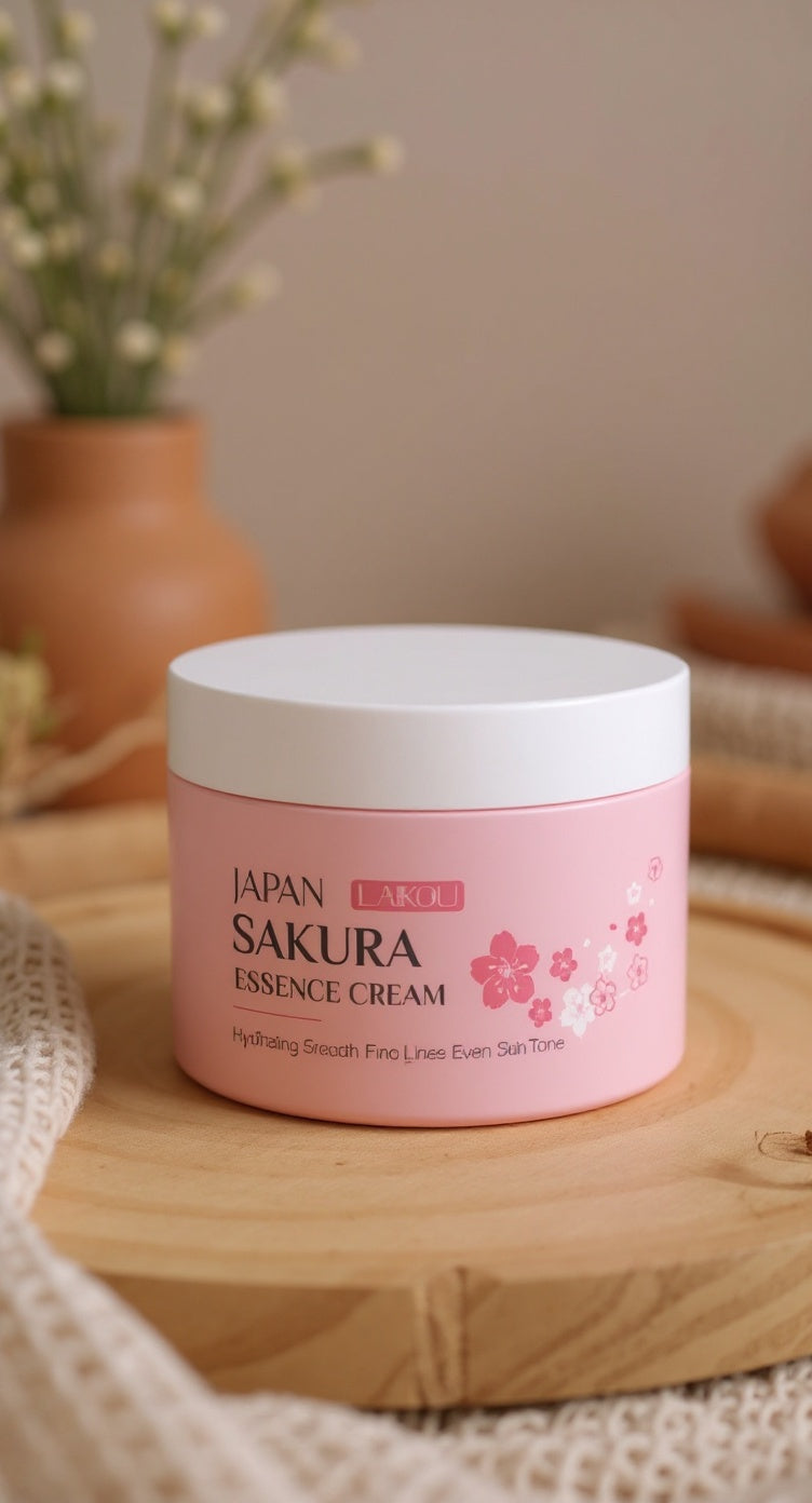 Crème Essentielle Sakura – Hydratation & Éclat - Orra Atelier