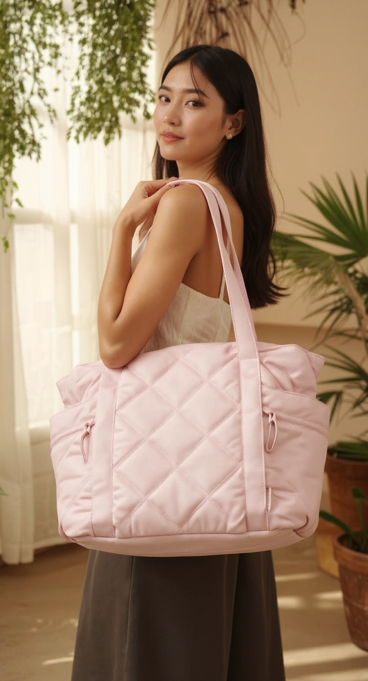 Sac fourre-tout Horizon Bohème - Élégance matelassée - Orra Atelier